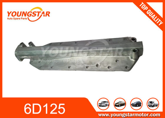 तेल कूलर कवर 6150-61-2123 कोमात्सु इंजन 6D125 के लिए 60000KMS गारंटी के साथ