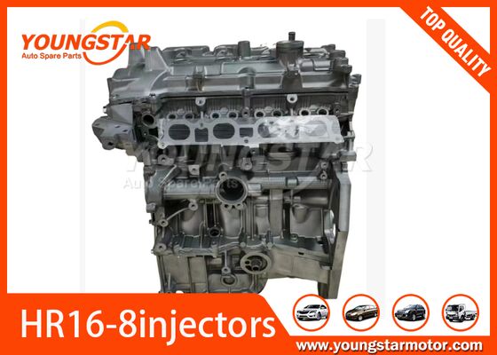 8 इंजेक्टर छेद के साथ निसान HR16DE इंजन 1.6L विस्थापन एल्यूमीनियम निर्माण