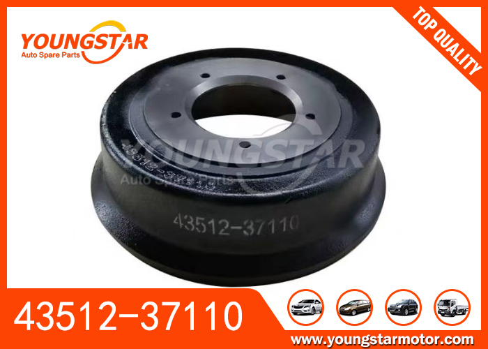 ब्रेक ड्रम 43512-37110 TOYOTA 14B और HINO 300-SERIES 2 पीढ़ी-5 8.5T के लिए OEM फिटिंग के साथ