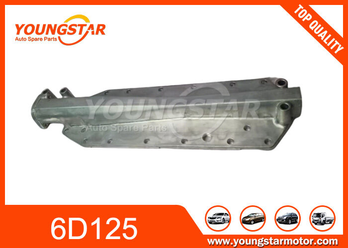 तेल कूलर कवर 6150-61-2123 कोमात्सु इंजन 6D125 के लिए 60000KMS गारंटी के साथ