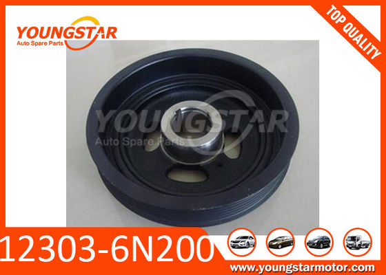 निसान QR20DE QR25 OEM 12303-6N200 के लिए क्रैंकशाफ्ट पुली हार्मोनिक बैलेंसर आकार Ext¢148 छेद¢43 ऊंचाई87.7