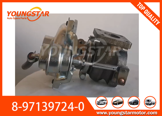 ISUZU 4JB1T इंजन के लिए स्टील सामग्री टर्बोचार्जर OEM प्रतिस्थापन 8-97139724-0 1118010-44