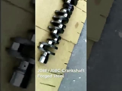 SK350-8 खुदाई के पुर्जे HINO J08E J08C मिश्र धातु इस्पात क्रैंकशाफ्ट 13411-2241